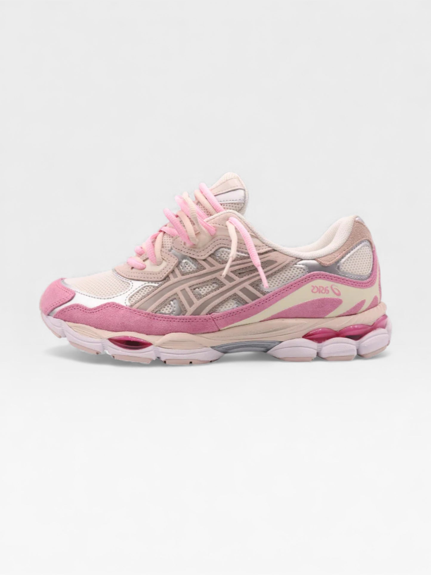 ASICS Gel-NYC Cream Mineral Beige Pink Double Lace