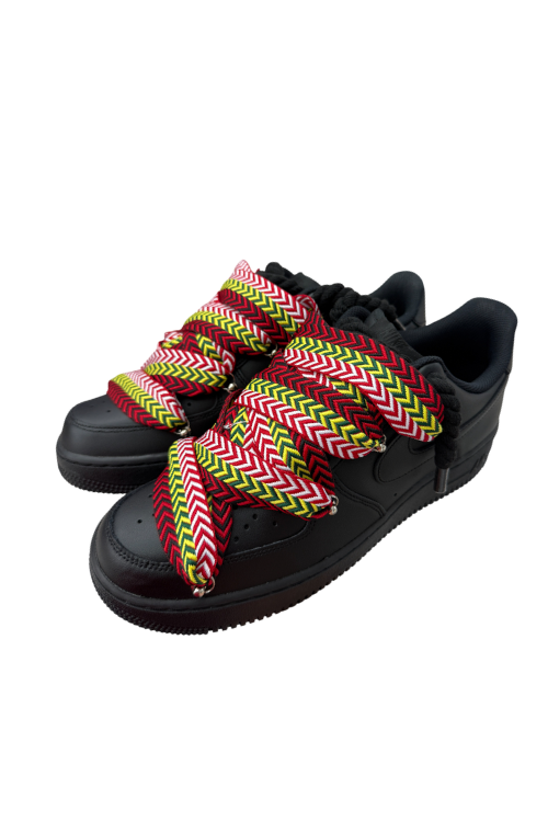 Nike Air Force One Black Rope