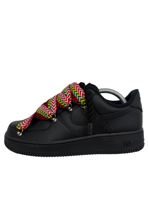 Nike Air Force One Black Rope