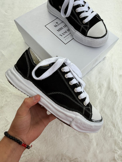 Maison Mihara Yasuhiro Peterson OG Sole Canvas Low Black