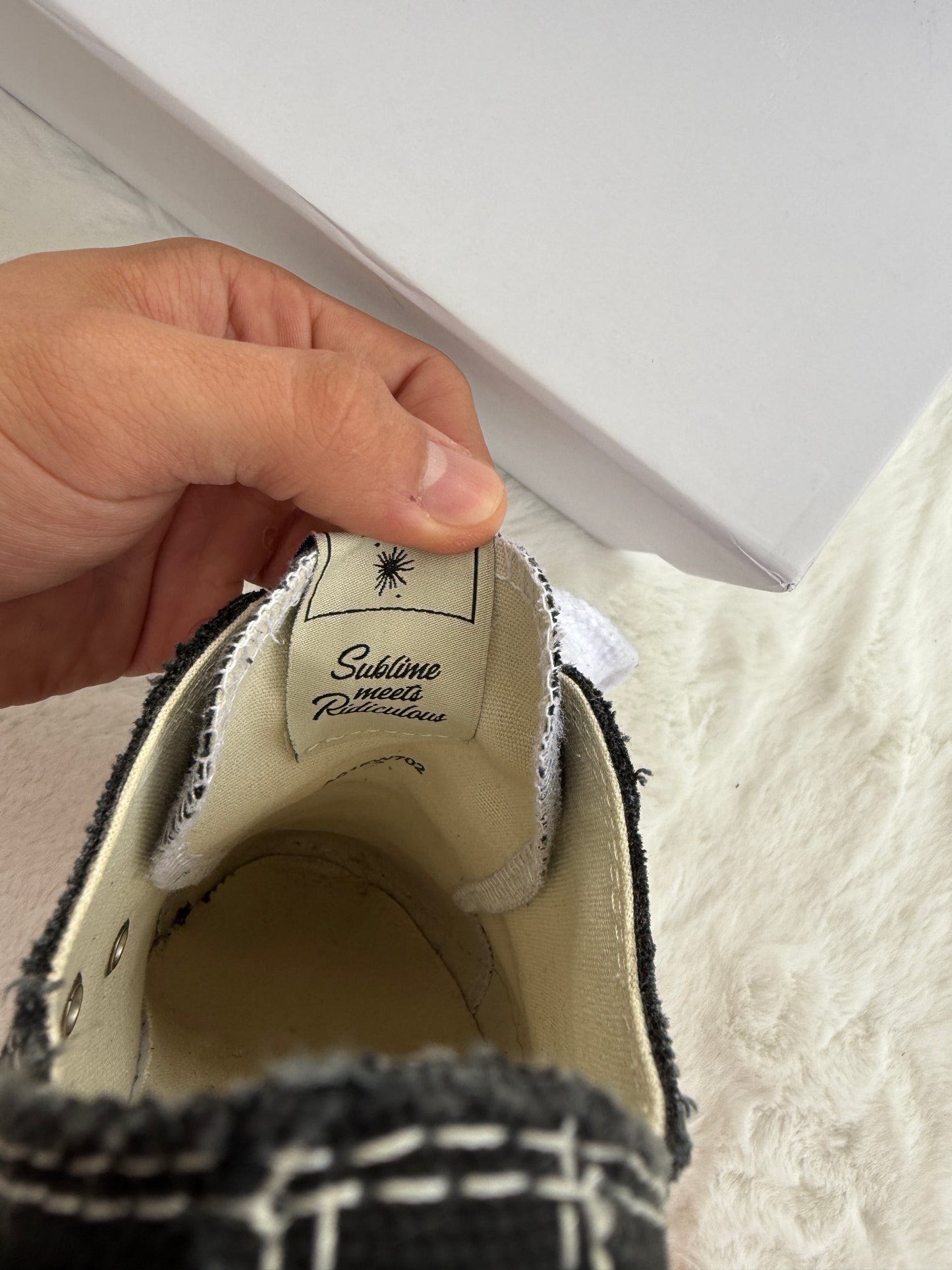 Maison Mihara Yasuhiro Peterson OG Sole Canvas Low Black