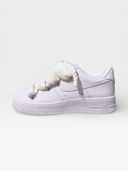 Nike Air Force 1 Triple  White Lanvin White
