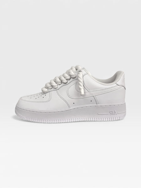 Nike Air Force 1 Triple White Corde White