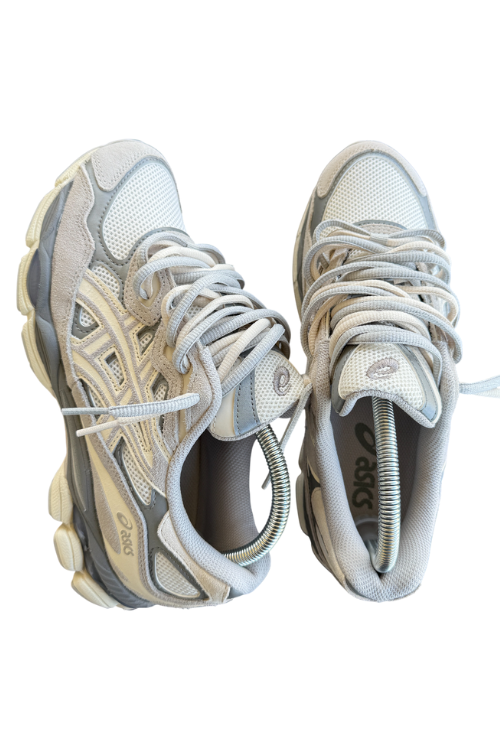 ASICS Gel-NYC Oyster Gray Double Laces