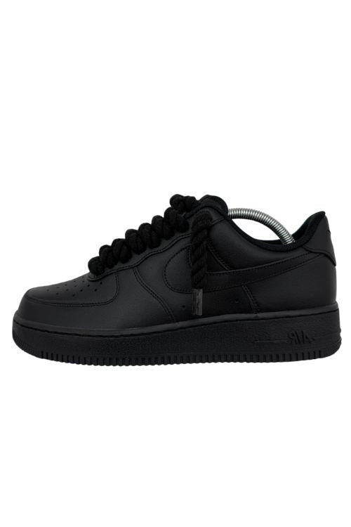 Nike Air Force One Black Rope