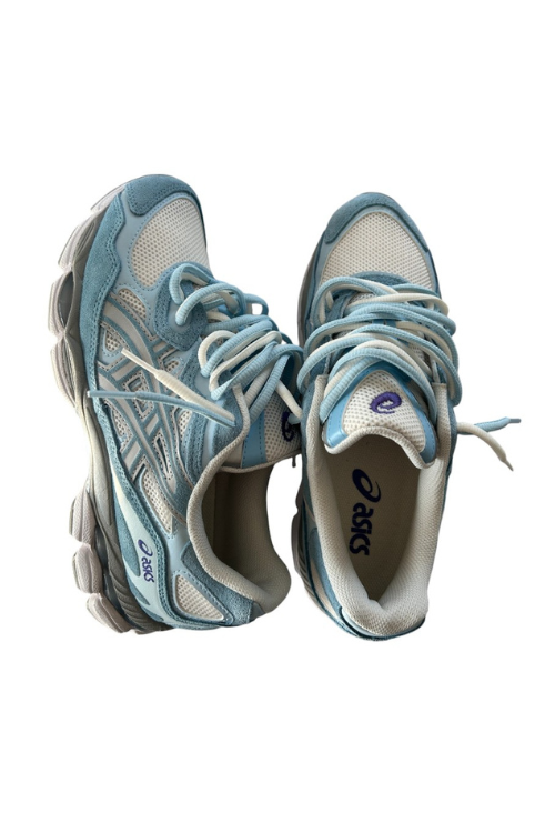 ASICS Gel-NYC Cream Arctic Sky Double Laces